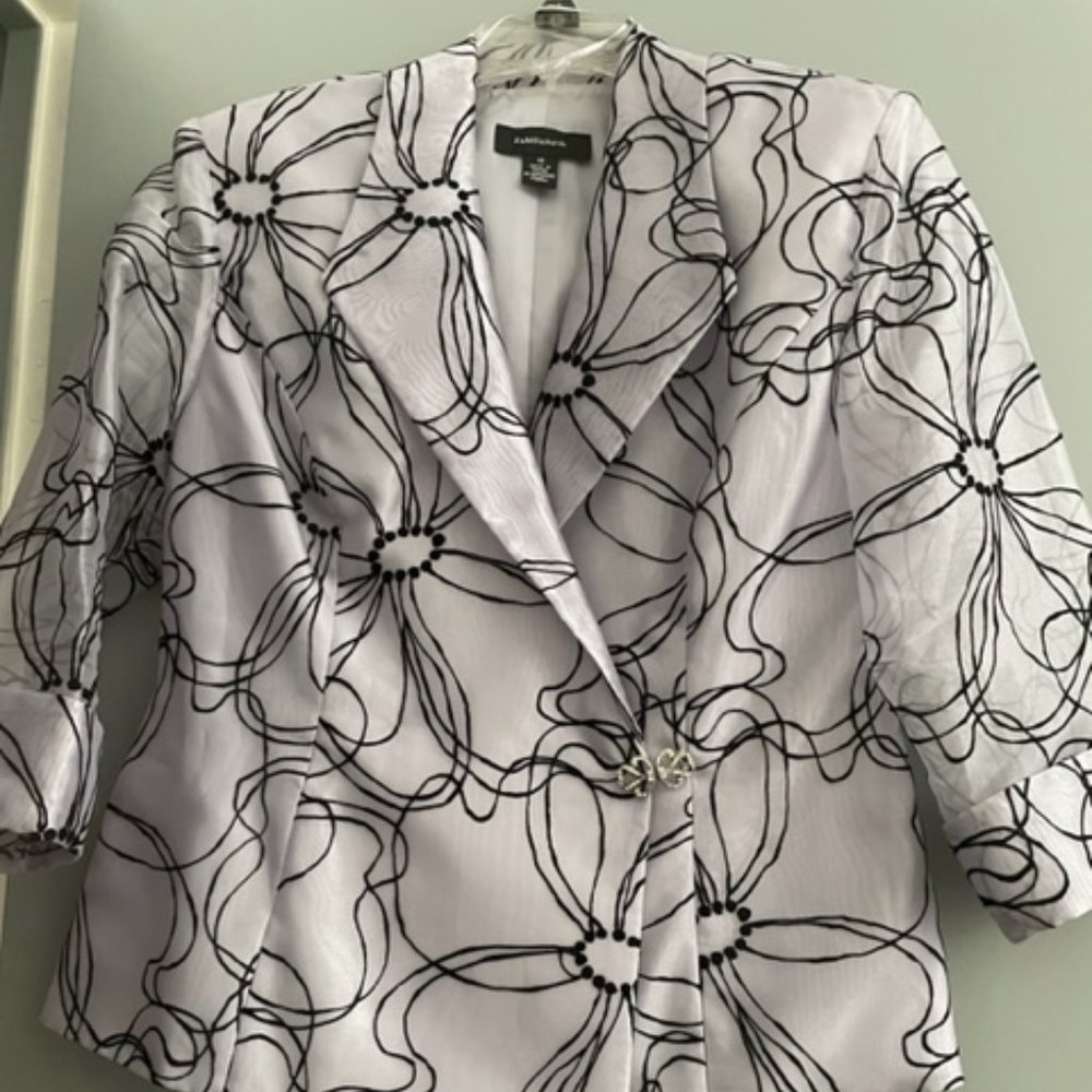 R & M Richards Lavender and Black Fancy Jacket